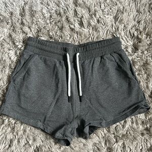2 pair of shorts: grey and black
